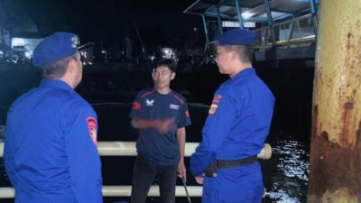 Sat Polairud Polres Lombok Utara Gelar Patroli Dialogis di Pelabuhan Bangsal