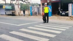 Tekan Angka Kecelakaan dan Wujudkan Kamseltibcar Satlantas Polres Bima Kabupaten Gelar Gatur Rawan Pagi