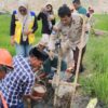 BKTM Polsek Monta Hadir Sosialisasi Program Percepatan Peningkatan Tata Guna Air Irigasi (P3-TGAI) di Desa Binaannya