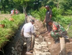 Pendampingan Babinsa Percepat Pembangunan Irigasi Penopang Ketahanan Pangan