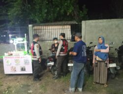 Polsek Gangga Gelar Patroli Blue Light Antisipasi 3C dan Jaga Harkamtibmas