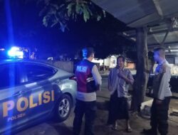 Polsek Tanjung Himbau Pedagang Lapangan 3T Jaga Kamtibmas dan Waspada Premanisme serta Uang Palsu