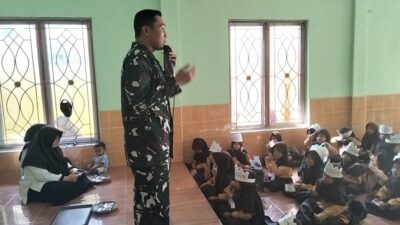 Cegah Bullying, Babinsa Langko Bekali Siswa Wawasan Kebangsaan