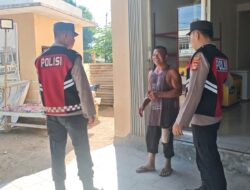 Polsek Tanjung Sosialisasikan QR Code Propam Polri untuk Pengaduan Masyarakat