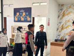 Cegah Kejahatan 3C dan Narkotika, Sat Samapta Polres Lombok Barat Sambangi Lapas Kuripan