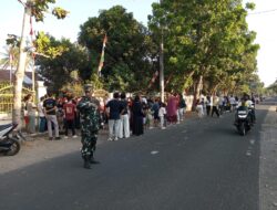 Meriahkan HUT ke-81 RI, Sinergi Babinsa dan Warga Warnai Jalan Sehat Kediri Selatan