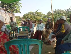 Bhabinkamtibmas Polsek Bolo Polres Bima Kabupaten Melaksanakan Sambang Duka Atas Meninggalnya Warga Binaan