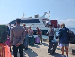 Polsubsektor Gili Indah Pos Gili Trawangan Gelar Patroli di Dermaga Pelabuhan