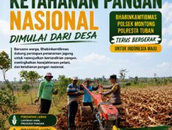 Polsek Montong Polresta Tuban Turun Cek Tanaman jagung Warga di Desa Ngulahan