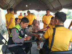Mitigasi Risiko Fisik, Si Dokkes Polres Lombok Barat Periksa Kesehatan Anggota Sebelum Uji Kesamaptaan