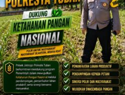 Dukung Astacita, Polsek Jatirogo Polresta Tuban Pantau Langsung Lahan Jagung milik warga Desa Demit