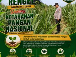 Polri Dukung Astacita, Polsek Rengel Polresta Tuban Turun Cek Tanaman Jagung Warga di Desa Maibit