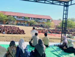 Bhabinkamtibmas Jadi Pemateri Sosialisasi Kamtibmas dan Pembinaan karakter di SMAN I Woha