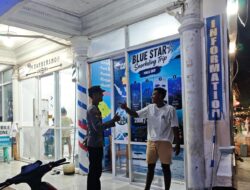 Polsek Pemenang Gelar Patroli Dialogis di Kantor Bank BRI Unit Pemenang