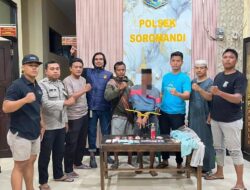 Perang Melawan Peredaran Gelap Narkoba, Polsek Soromandi Ringkus Terduga Pelaku Pengedar dan 16 Poket BB Disita