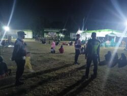 Polsek Tanjung Amankan Seleksi Bintang Vokalis Laski di Lapangan Majalangu