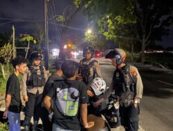 Cegah Kejahatan 3C dan Balap Liar, Polres Lombok Barat Terjunkan Tim Patroli Perintis Presisi di Gerung