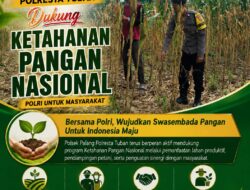 Dukung Astacita, Polsek Palang Polresta Tuban Pantau Langsung Lahan Jagung milik warga Desa Wangun