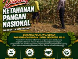 “Polsek Kerek Polresta Tuban Dukung Ketahanan Pangan Nasional, Wujudkan Swasembada Pangan dari Desa”