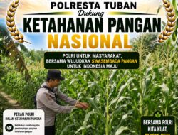 Polsek Tambakboyo Polres Tuban Turun Cek Tanaman jagung Warga di Desa Ngulahan