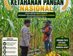 DALAM RANGKA DUKUNG PROGRAM ASTACITA, ANGGOTA POLSEK PARENGAN POLRESTA TUBAN SAMBANGI PETANI JAGUNG DI DESA KUMPULREJO KEC. PARENGAN KAB. TUBAN