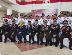 Ikut Berbangga Kapolres Bima Kabupaten AKBP M. Anton Bhayangkara Gaisar S.I.K.M.H., Hadiri Pengukuhan Paskibraka Tingkat Kabupaten Bima