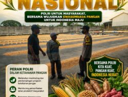 POLSEK KEREK SAMBANG GUDANG PENAMPUNGAN JAGUNG, DUKUNG KETAHAN PANGAN NASIONAL