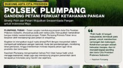 Polsek Plumpang Polresta Tuban Turun Langsung Cek Tanaman Jagung Warga