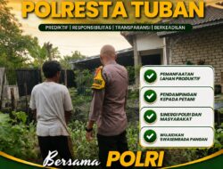 Polsek Tuban Dorong Pemanfaatan Lahan Produktif untuk Wujudkan Swasembada Pangan