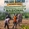 Anggota Polsek Bancar Bersama Forkopimcam dan Warga Gelar Penanaman Jagung Serentak di Desa Siding