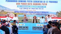 Polri Tanam Bawang Putih Serentak di 14 Polda, Potensi Panen Capai 2.795 Ton