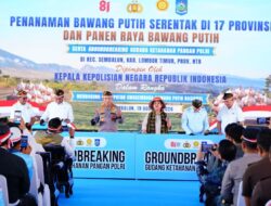 Polri Tanam Bawang Putih Serentak di 14 Polda, Potensi Panen Capai 2.795 Ton