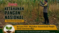 Polri Dukung Astacita, Polsek Grabagan Polresta Tuban Turun Cek Tanaman jagung milik Warga di Desa Grabagan