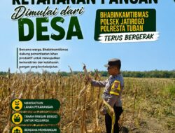Dukung Astacita, Polsek Jatirogo Cek Lahan Jagung Warga