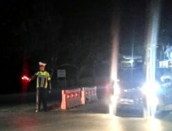 Tekan Pelanggaran dan Cegah Kejahatan Jalanan, Satlantas Polres Bima Gelar Rawan Malam