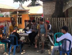 Sinergi Jaga Kamtibmas Bhabinkamtibmas Polsek Woha Gandeng Kepala Desa Sambangi Warga Binaan