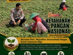 Dukung Astacita, Polsek Palang Polresta Tuban Pantau Langsung Lahan Jagung milik warga Desa Ketambul