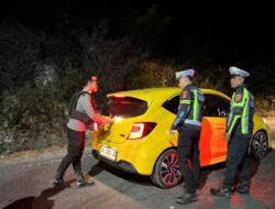 Patroli Strong Point Rinjani Presisi, Wujud Ketegasan Polres Bima Kabupaten Jaga Kondusifitas Kamtibmas