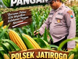 Turun ke Ladang Demit, Polsek Jatirogo Kawal Jagung Demi Swasembada Pangan
