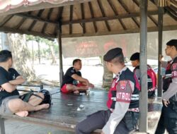 Cegah Curanmor dan Narkoba, Sat Samapta Polres Lombok Barat Sambangi Warga Dasan Geres