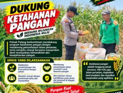 Dukung Astacita, Polsek Palang Polresta Tuban Pantau Langsung Lahan Jagung milik warga Desa Wangun