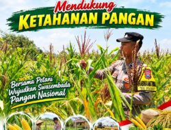 Dukung Program Asta Cita Presiden, Anggota Bhabinkamtibmas Polsek Senori Polresta Tuban Lakukan Pemantauan Tanaman Jagung Warga Desa Jatisari