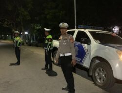Wujudkan Kamseltibcar lantas Yang Aman, Satlantas Polres Bima Kabupaten Optimalkan Patroli Humanis