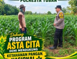 “POLSEK KEREK POLRESTA TUBAN DUKUNG PROGRAM KETAHANAN PANGAN NASIONAL”
