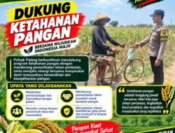 Dukung Astacita, Polsek Palang Polresta Tuban Pantau Langsung Lahan Jagung milik warga Desa Wangun