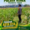 POLSEK KEREK POLRESTA TUBAN DUKUNG PROGRAM ASTA CITA MELALUI PENDAMPINGAN PETANI JAGUNG