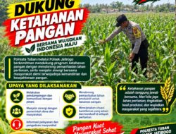 Polsek Jatirogo Turun ke Lahan produktif Desa Karangtengah Wujudkan Dukungan Astacita Swasembada Pangan