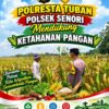 Bhabinkamtibmas Polsek Senori Polresta Tuban Pantau Tanaman Jagung Warga Desa Leran Guna Dukung Ketahanan Pangan Nasional