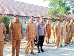 Jadi Irup Bendera di SMA Negeri 2 Woha ini Pesan Kapolsek Woha
