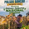 Dukung Ketahanan Pangan Nasional, Bripda Dodi Eko Lakukan Pendampingan Panen Jagung Warga di Desa Sukoharjo